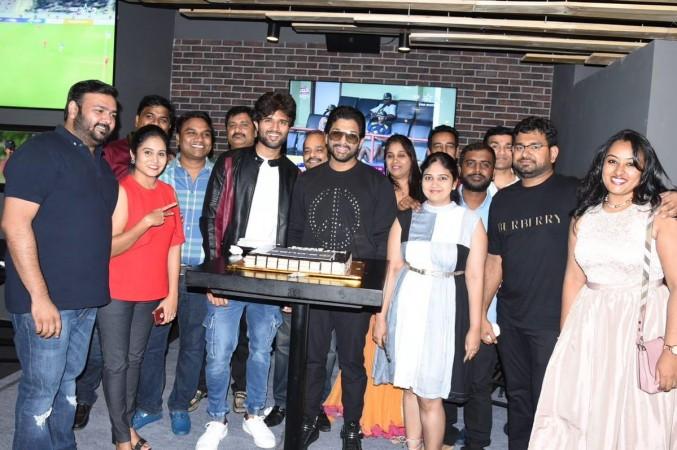 Allu Arjun at Taxiwala success party Allu Arjun at Taxiwala success party