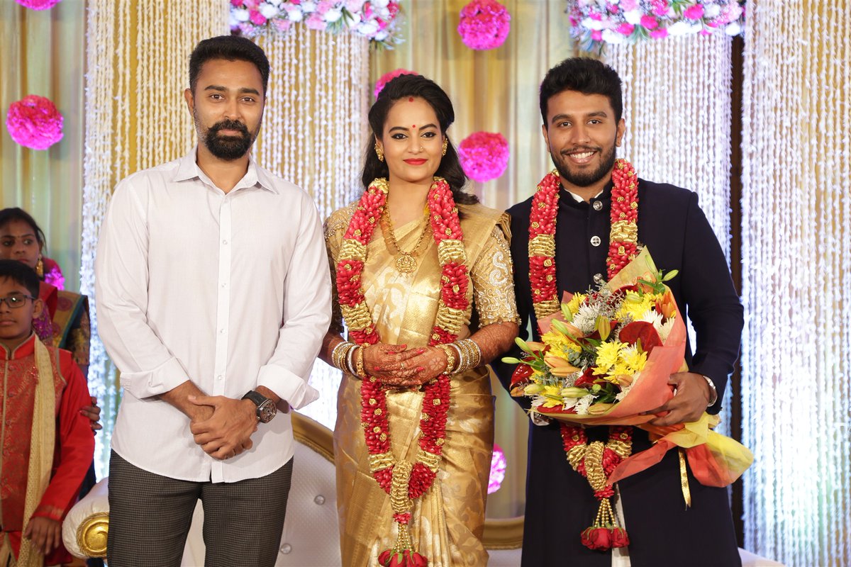 Prasanna at Suja Varunee-Shiva Kumar's wedding reception. Suja Varunee-Shiva Kumar Wedding Reception Photos