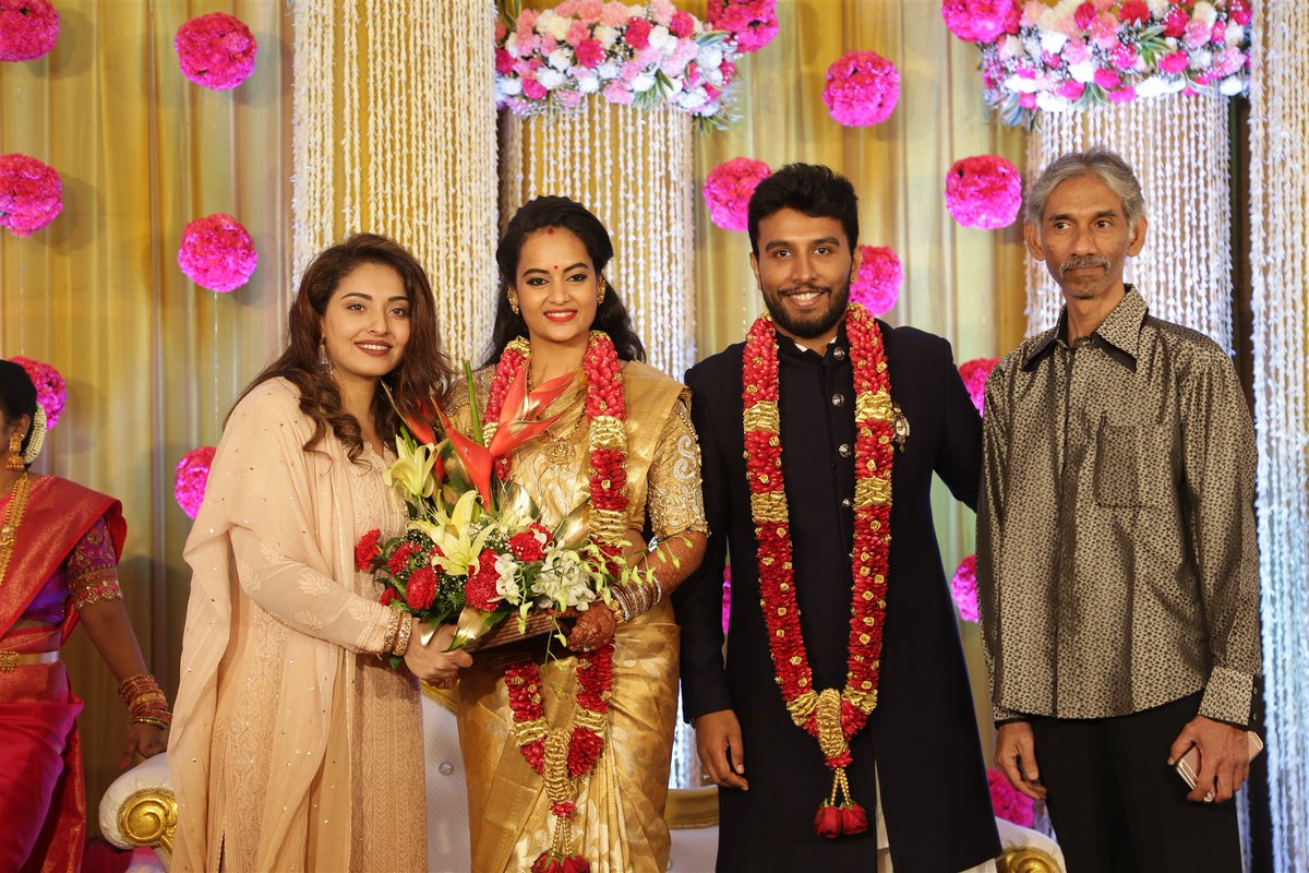 Mumtaz at Suja Varunee-Shiva Kumar's wedding reception. Suja Varunee-Shiva Kumar Wedding Reception Pics