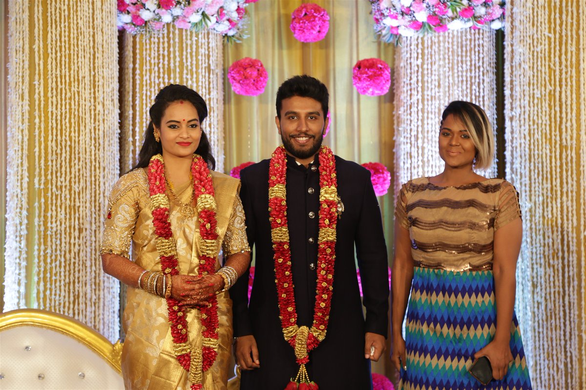 Ramya NSK at Suja Varunee-Shiva Kumar's wedding reception. Suja Varunee-Shiva Kumar Wedding Reception Pics