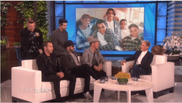 The Backstreet Boys On Ellen Backstreet Boys On Ellen