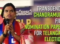 Transgender Chandramukhi files nomination papers for Telangana elections