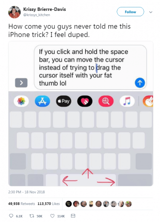 iOS keyboard trick goes viral iOS keyboard trick goes viral