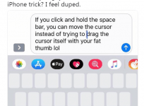 iOS keyboard trick goes viral
