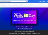 Flipkart, World TV's Day, Google, Android TV,