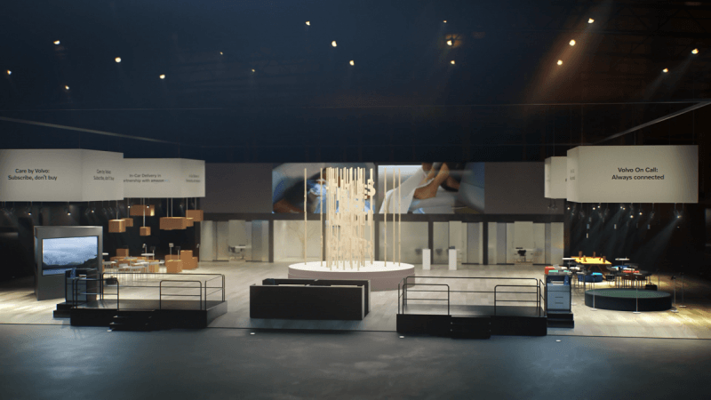 Volvo Cars' 2018 LA Auto Show pavilion Volvo Cars 2018 LA Auto Show pavilion