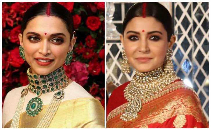 Did Deepika Padukone copy Anushka Sharma's look for Bengaluru reception ...