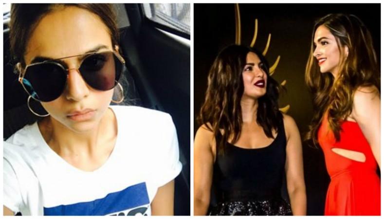 Deepika Padukone and her stylist face backlash after latter likes nasty comment on Priyanka Chopra's picture. Shaleena Nathani (left), Priyanka Chopra and Deepika Padukone (right) Shaleena Nathani (left), Priyanka Chopra and Deepika Padukone (right)