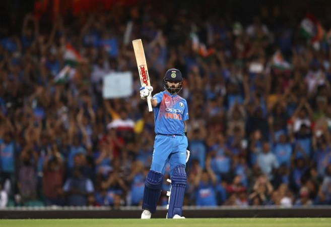 Kohli after reaching his half century on Sunday at the SCG Virat Kohli