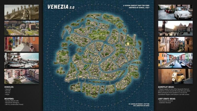 PUBG concept map: Venezia PUBG concept map: Venezia