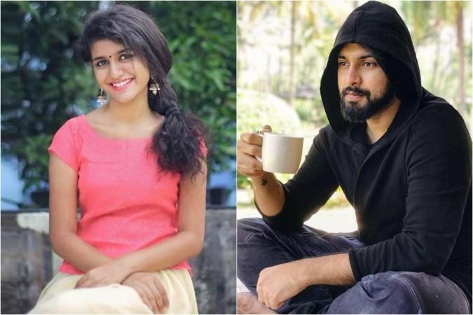 Priya Prakash Varrier and Chiranjeevi's son-in-law Kalyaan Dhev Priya Prakash Varrier and Chiranjeevi's son-in-law Kalyaan Dhev