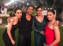 Karisma Kapoor, Shah Rukh Khan, Sridevi, Alia Bhatt