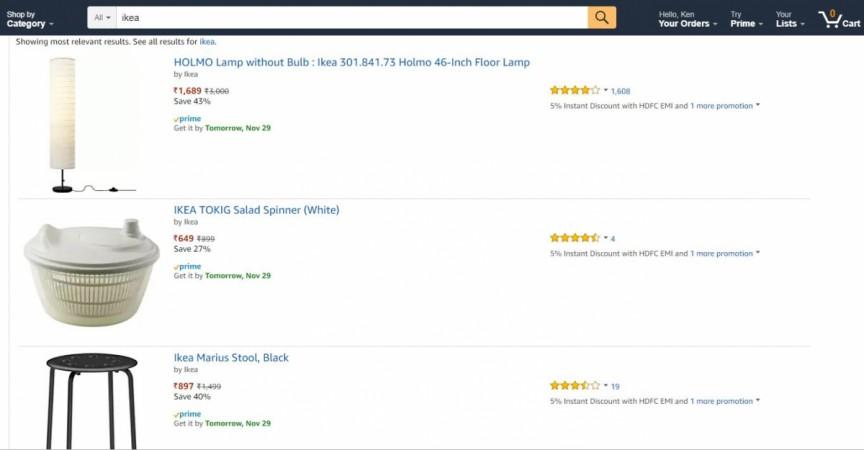 IKEA products in Amazon.in IKEA products in Amazon