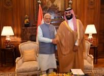 Modi meets Mohammed bin Salman