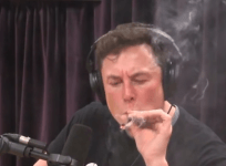 Elon Musk smoking weed
