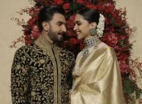 Deepika Padukone and Ranveer Singh during Bengaluru reception