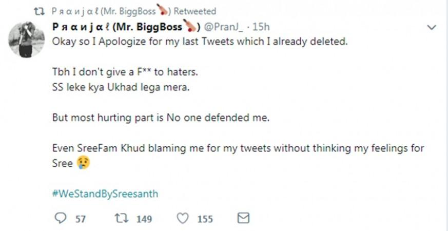 Sreesanth supporter Bigg Boss 12, Sreesanth, Surbhi Rana
