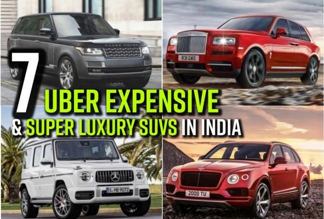 Super expensive and ultra luxury SUVs in India Super expensive, luxury SUVs in India
