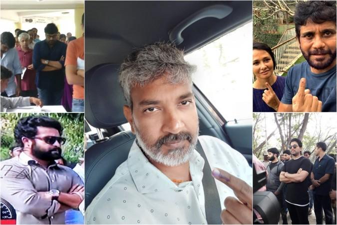 Tollywood Celebs cast vote in Telangana Elections 2018 Tollywood Celebs cast vote in Telangana Elections 2018