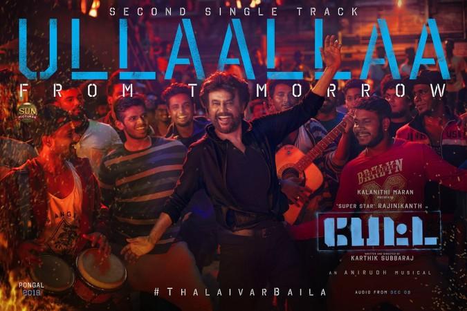 Rajinikanth's Petta second song titled Ullaallaa. Petta Second Song