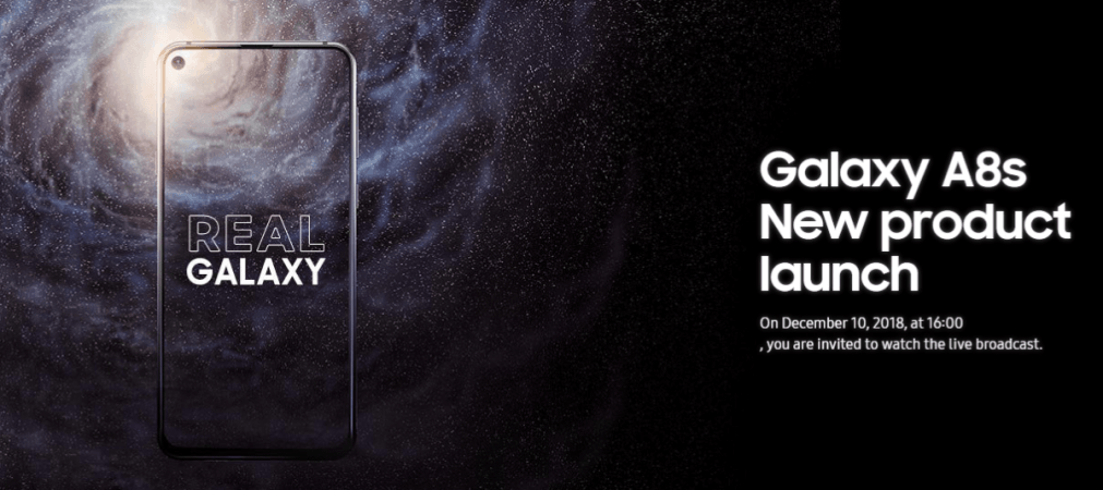 Samsung Galaxy A8s release date in China confirmed