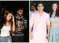 Arjun Kapoor with Malaika Arora (left), Arbaaz Khan with Giorgia Adriani