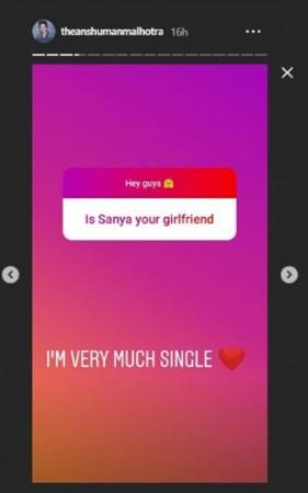 Anshuman Malhotra Roshni Wadhwani, Anshuman Malhotra