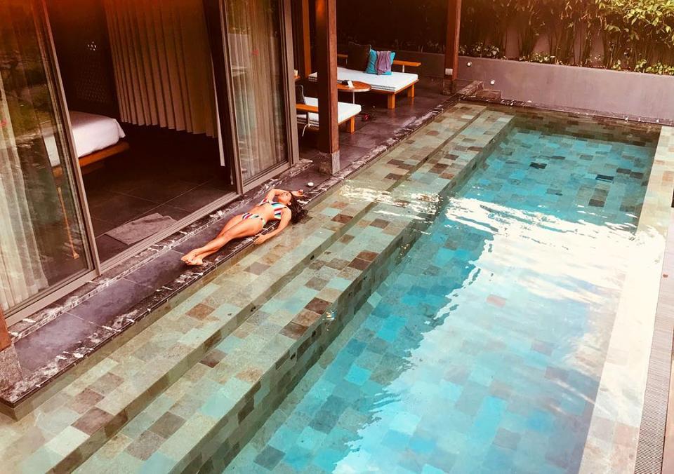 Samyuktha Hegde in bikini. Samyuktha Hegde dons Bikini