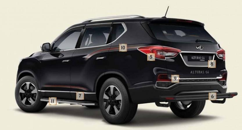 Mahindra Alturas G4 with accessories Mahindra Alturas G4 with accessories