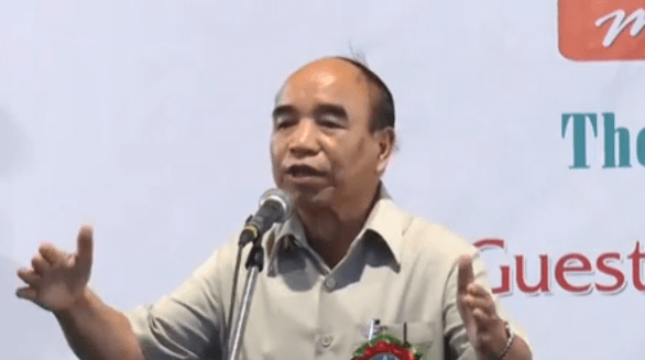 Mizo National Front leader Pu Zoramthanga Pu Zoramthanga