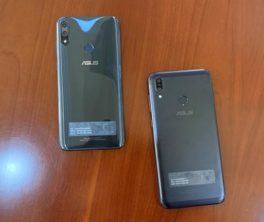 Asus Zenfone Max Pro M2 (left) and the Max M2 (right). Asus, Zenfone Max Pro M2, Zenfone Max M2, first impression, hands-on