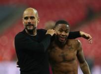 Pep Guardiola Raheem Sterling Manchester City