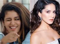 Priya Prakash Varrier, Sunny Leone