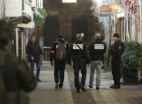 Police investigate near the scene of a shooting in the center of Strasbourg, France, on Dec. 11, 2018.