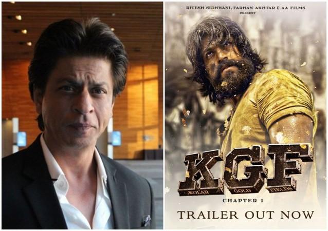 Shah Rukh Khan and Yash. Shah Rukh Khan on Yash's KGF