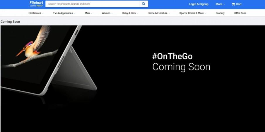 Flipkart confirms Microsoft Surface Go launching soon. Flipkart, Microsoft, Surface Go, teaser