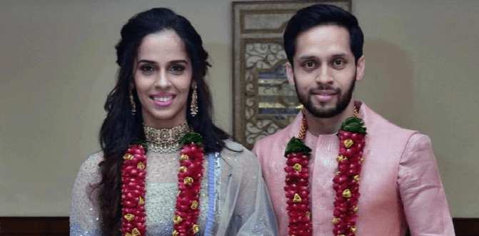 Saina with her husband Kashyap Saina Nehwal