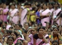 INDIA-POLITICS-ANGANWADI-PROTEST