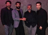 Prabhas, Rana Daggubati and SS Rajamouli with Karan Johar on Koffee With Karan