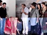 Kangana Ranaut touches Baahubali writer K Vijayendra Prasad's feet