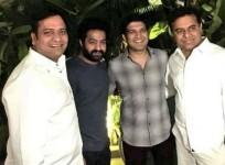 Actor Jr NTR with TRS leader KTR