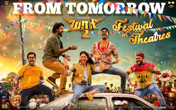 Dhanush and Sai Pallavi in Maari 2. Maari 2 Review