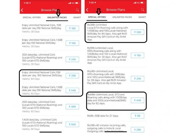 Airtel's Bittersweet News: Popular Rs 399, Rs 448 Unlimited Data Tariff 