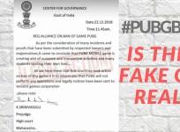 Fake PUBG Ban notice goes viral