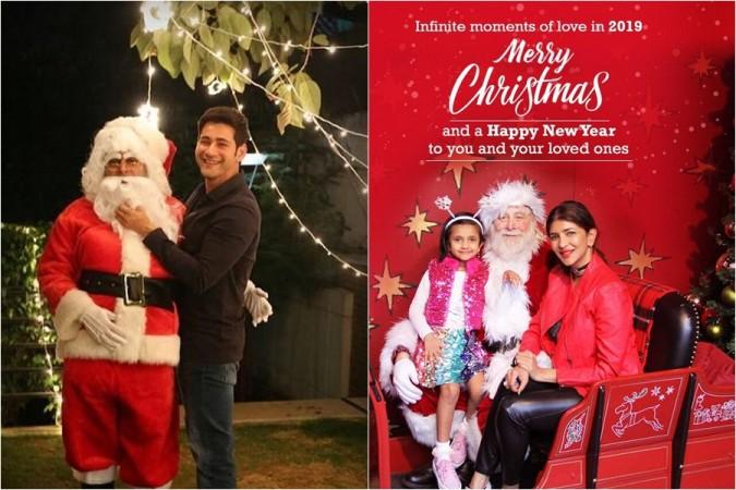 Mahesh Babu and Lakshmi Manchu celebrate Christmas Mahesh Babu and Lakshmi Manchu celebrate Christmas