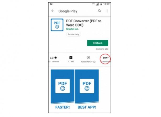 Quick Heal detect fake Android apps on Google Play store. fake, Pdf converter, Android app, Google Play, store