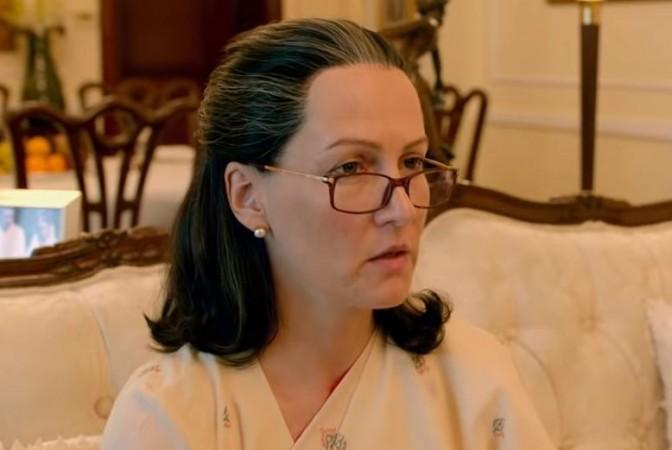 Suzanne Bernert as Sonia Gandhi in The Accidental Prime Minister Suzanne Bernert as Sonia Gandhi in The Accidental Prime Minister