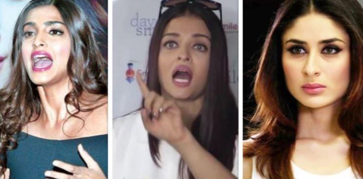 Sonam Kapoor, Aishwarya Rai, Kareena Kapoor