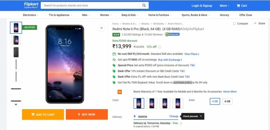 Xiaomi Redmi Note 6 Pro can be bought for as low as Rs 199, but there's a catch Xiaomi, Redmi Note 6 Pro, review, India, launch, price, specs