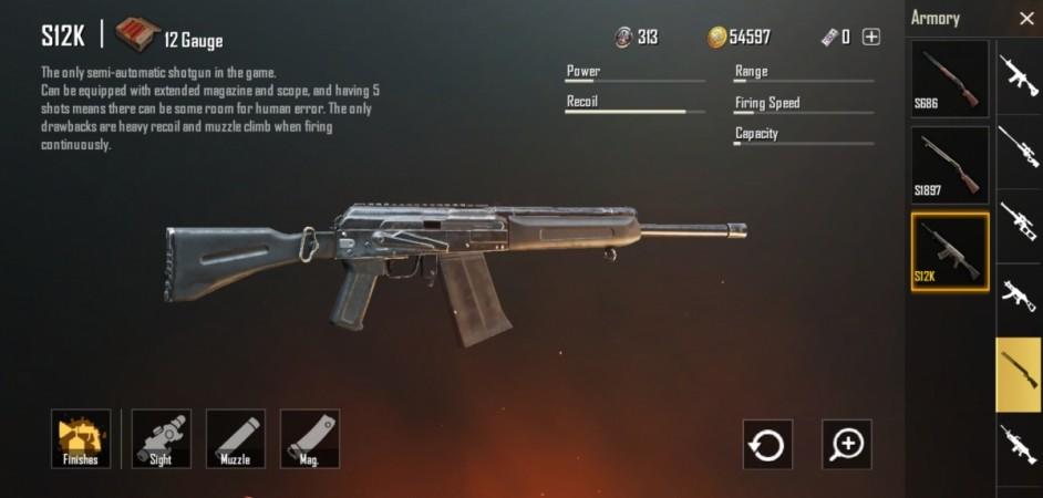 PUBG Mobile best guns: S12K (12 Gauge) shotgun PUBG Mobile best guns: S12K (12 Gauge) shotgun